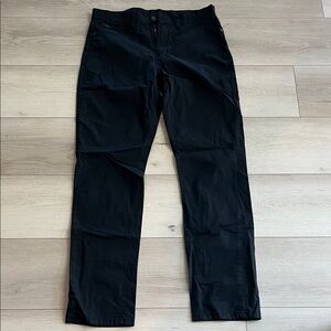 Men's Black Straight-Leg mid weight Pants 32x32 New